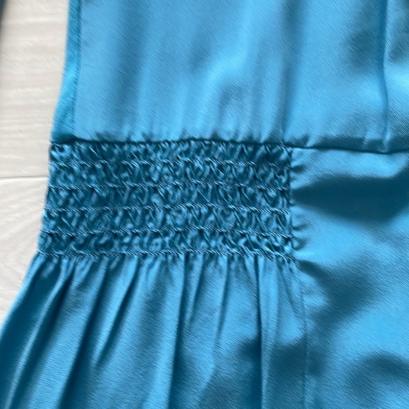 Calypso St. Barth Blue Silk & Model Dress - Picture 4 of 11